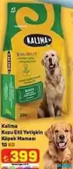 KALİMA KUZU ETLİ YETİŞKİN KÖPEK MAMASI 10 KG